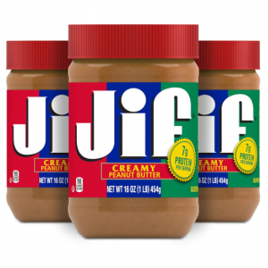 Jif Creamy Peanut Butter, 16 Ounces (Pack of 3) @ Amazon