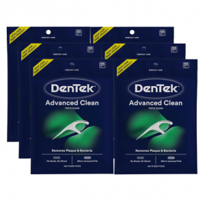 DenTek Triple Clean Advanced Clean Floss Picks, 150 Count, 6 Pack @ Amazon