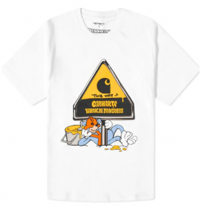 CARHARTT WIP X DEADKEBAB WORKIN' ON IT TEE