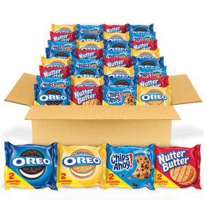 OREO 奥利奥、趣多多等4款零食饼干 56包 @ Amazon