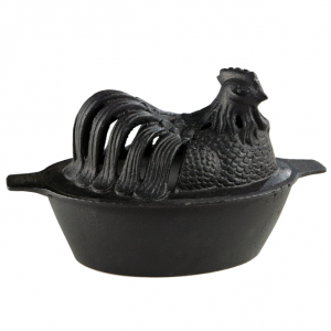Vogelzang US Stove Kettle Chicken Steamer, For Use with Hot Stove, Cast Iron, Black @ Amazon