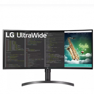 LG - LG 35WN75CN-B 35" 2K 100Hz HDR VA 曲面显示器，直降$250
