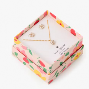 Kate Spade Miosotis 项链耳钉套盒