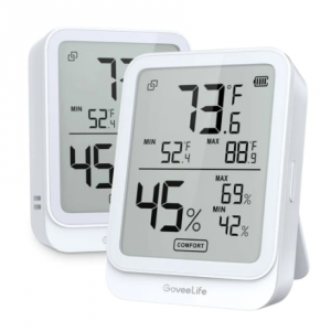 GoveeLife Bluetooth Hygrometer Thermometer H5104, 2 Pack @ Govee