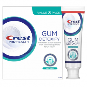 Crest 深层清洁牙龈护理牙膏 4.8oz 3支 @ Amazon