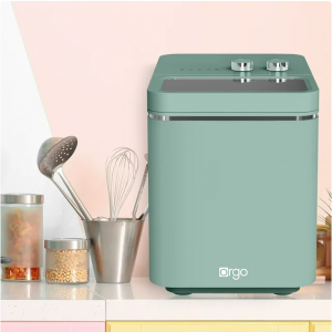Orgo Products The Retro Countertop Ice Maker, Bullet Shaped Ice Type, Sage/Charcoal/ Black@Walmart