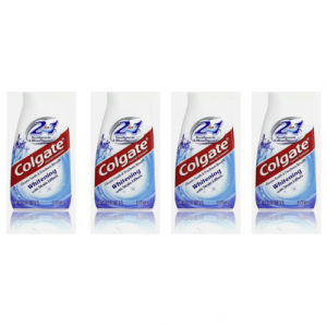 Colgate 2-in-1 Whitening With Stain Lifters Toothpaste 4.60 Oz (4 Packs) @ Amazon