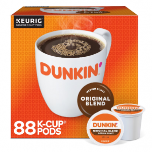 Dunkin' Original Blend Coffee Keurig® K-Cup® Pods, Medium Roast, 88/Carton @ Quill