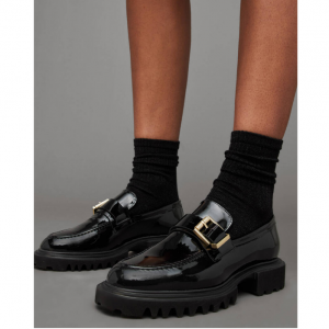 Extra 20% Off Emily Patent Leather Loafer Shoes @ Allsaints