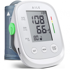 AILE blood pressure machine Upper Arm Large Cuff(8.7"-16.5"Adjustable) @ Amazon