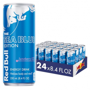 Red Bull Sea Blue Edition Juneberry Energy Drink, 8.4 Fl Oz, 24 Cans @ Amazon