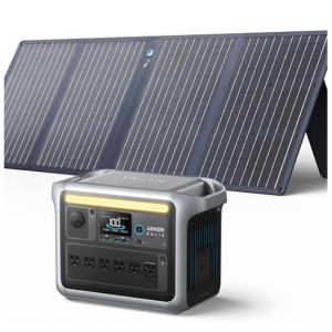 Amazon - ANKER  SOLIX C1000 便携电站+ 100W 太阳能板，6折