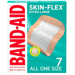 白菜價：Band-Aid 無菌超大片可貼 7片 可用於關節部位 @ Amazon