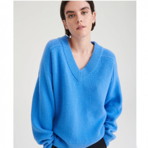Super Luxe Cashmere V-Neck Sweater for $328