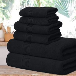 Elvana Home 超柔軟棉毛巾 6件套 @ Amazon