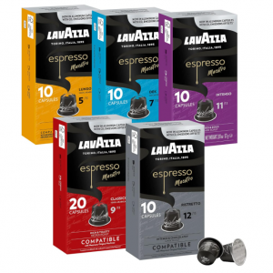 Lavazza Variety Pack Aluminum Espresso Capsules, 10 Count (Pack of 6) @ Amazon