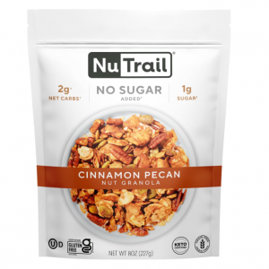 NuTrail Nut Granola Cereal, Cinnamon Pecan, Healthy Breakfast 8 oz. 1 Count @ Amazon