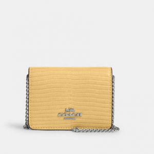 Coach Mini 链条钱包