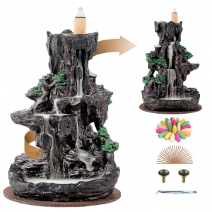 Ronlap Dual Sided Incense Burner with 120 Upgraded Incense Cones+30 Incense Sticks @ Amazon