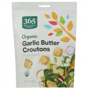 365 by Whole Foods Market, Organic Butter And Garlic Croutons, 4.5 Ounce @ Amazon