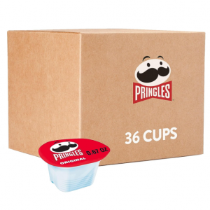 Pringles Potato Crisps Chips, Lunch Snacks, On-the-Go Snacks, Original (36 Cups) @ Amazon