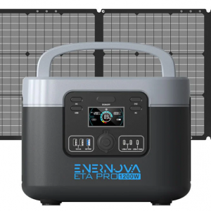 Enernova -  Enernova ETA Pro 便攜式太陽能充電站 +160W電池板，直降$520