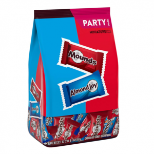 ALMOND JOY and MOUNDS Assorted Flavored Candy Party Pack, 32.1 oz @ Amazon
