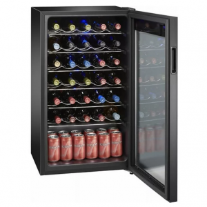 Arctic King Premium 34-Bottle Standard Wine Cooler, Glass Door, AWCA034ADB @ Walmart