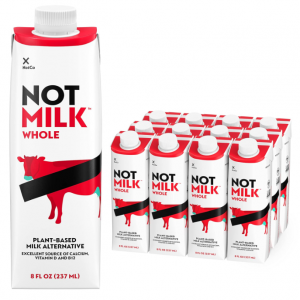 NotMilk Whole Plant-Based Milk, Shelf-Stable, Non-GMO 8 FL Oz, 12-PACK @ Amazon