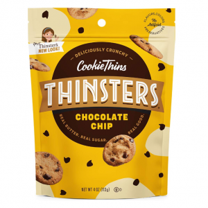 Thinsters Cookies, Chocolate Chip Cookie Thins, 4 oz Pack @ Amazon