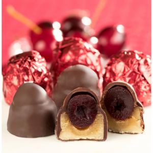 Niederegger Dark Chocolate Marzipan Cherry Liqueur Cordials @ The Vermont Country Store