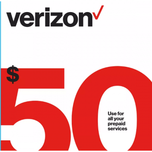 Target - Verizon满$50省$5 预付费卡$50现价$45