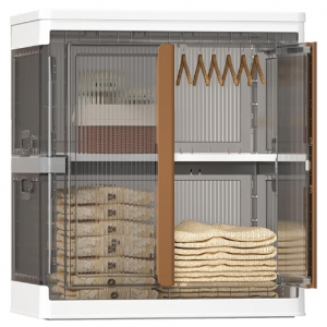 HAIXIN Closet Organizers and Storage, 39.6 Gal Wardrobe Organizer with Divider for Dresser, 1 Pack