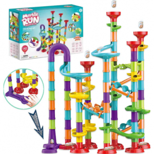 142pcs Large Marble Race Run Building Blocks Toys Educational Preschool Kids Deluxe Set@Megajoy AU