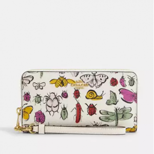 Coach Long Zip Around 钱包