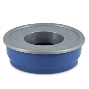 Petmate No Spill Durable Pet Bowl for Water and Food, for Dogs and Cats, 48 oz, Blue @ Walmart