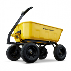 Gorilla Carts 8 Cu. Ft. Steel Dump Cart (Model #Gcsd-8), 39-inch x 28-inch Steel Bed @ Walmart