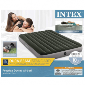 Intex 10" Queen 充气床垫 带充气泵 @ Buydig