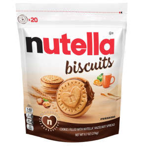 Nutella Biscuits, Hazelnut Spread with Cocoa, Sandwich Cookies, 20-Count Bag @ Amazon