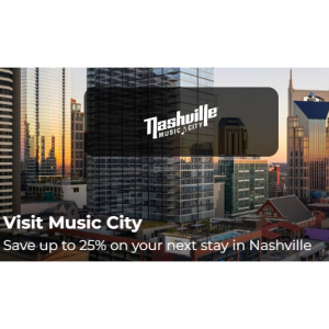 音乐之都Nashville 纳什维尔 酒店低至7.5折 @ Priceline