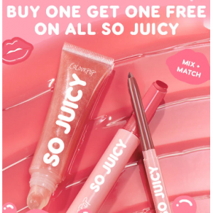 1 Day Only! B1G1 Free on All So Juicy Lip Products @ ColourPop