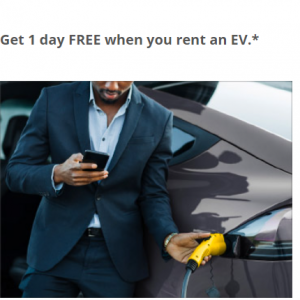 Get 1 day FREE when you rent an EV @Hertz