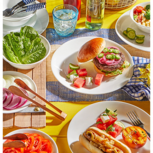 Corelle Winter Frost 白色12件套餐具，4 人份