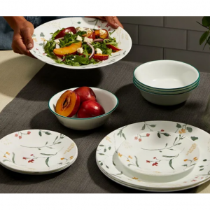 Corelle WIldflower Scatter 18 件餐具套装，6 人份