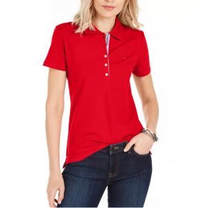 TOMMY HILFIGER Solid 女士POLO衫