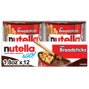 Nutella & GO! 榛子巧克力手指饼 1.8oz 12盒 @ Amazon