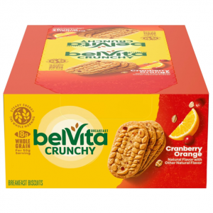 belVita Cranberry Orange Breakfast Biscuits, 8 Packs (4 Biscuits Per Pack) @ Amazon