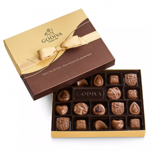 Godiva  金装牛奶巧克力礼盒 18颗