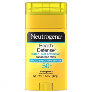 Neutrogena Beach Defense Water-Resistant SPF 50+ Sunscreen Stick 1.5 oz @ Amazon