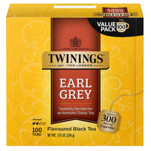 Twinings of London Earl Grey Black Tea Bags, 100 Count (Pack of 1)
